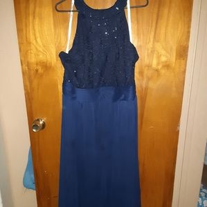 Navy Blue formal gown
